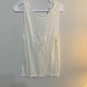 Zara Cream Lightweight Tank Top